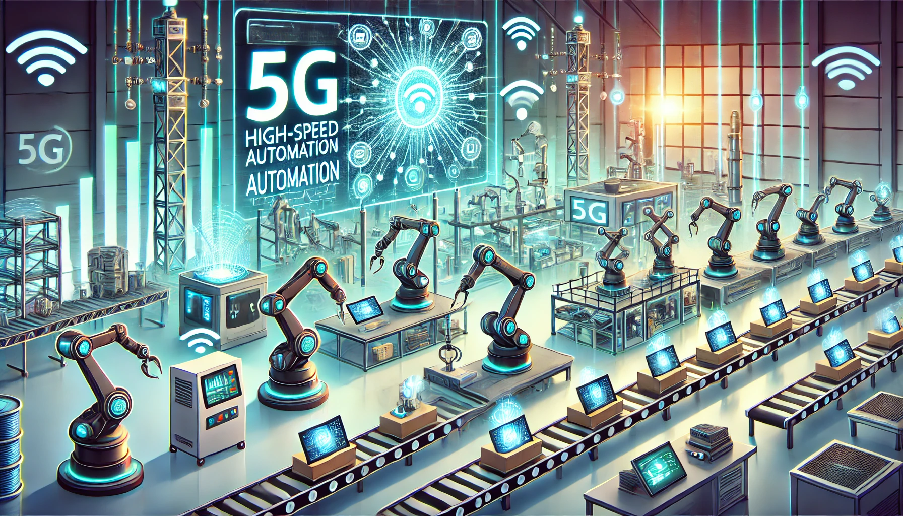 Revolusi Manufaktur melalui Jaringan 5G Alt text